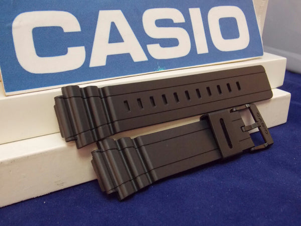 Casio watchband MRW-S300 H Black Resin . Watchband