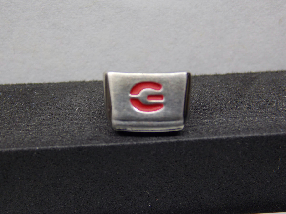 Casio Watch Parts G-2900 Light Button Polished Siver Tone w/Red G