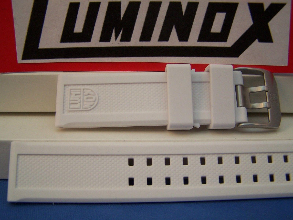 Luminox WatchBand ColorMark White Navy Seals 3050. 23mm Resin