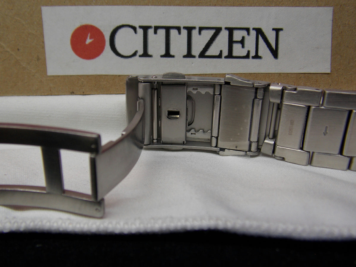 Citizen Watchband BN0100 -51E Bracelet 23mm Curved End W/ Quick Length Extend