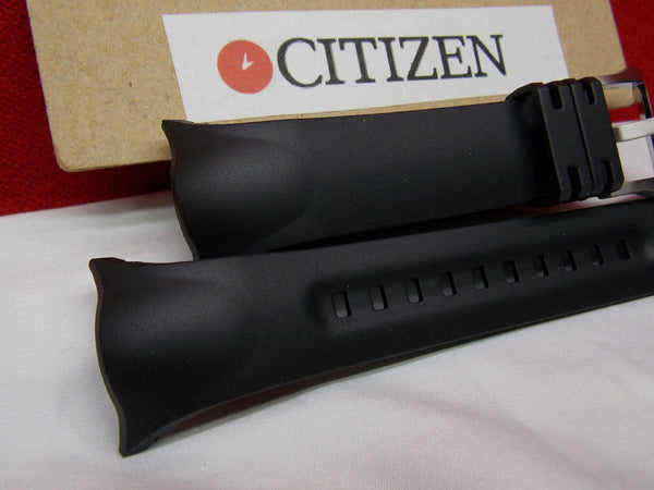 Citizen Watchband BN5048-01E Black Resin Strap. Compass Altimeter Watchband