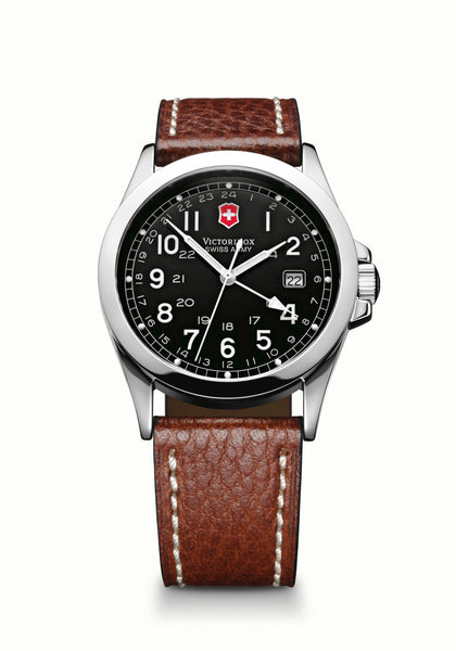 Swiss Army watchband Infantry 2TZ 23mm Wide 4mm Thick Brown Leather