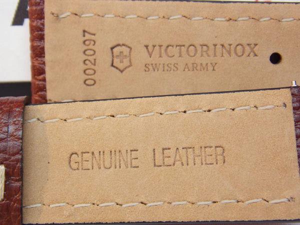 Swiss Army watchband Infantry 2TZ 23mm Wide 4mm Thick Brown Leather