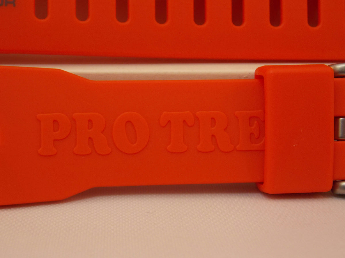Casio Watchband PRW-3000 -4 Orange Triple Sensor Pro Trek Strap