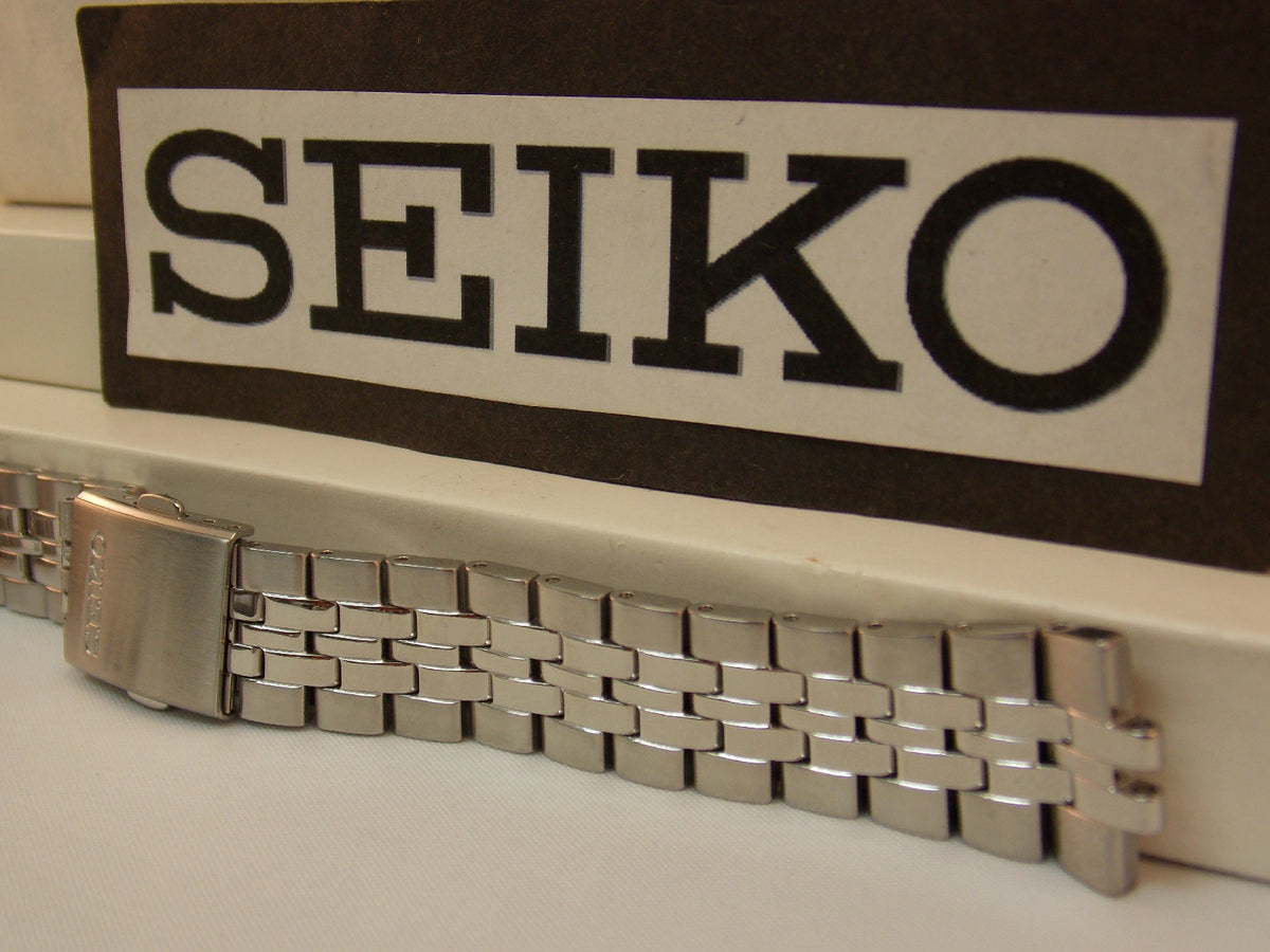 Seiko WatchBand SNE031,SNE032,SNE034 Bracelet 18mm Steel Silver Tone. Watchband