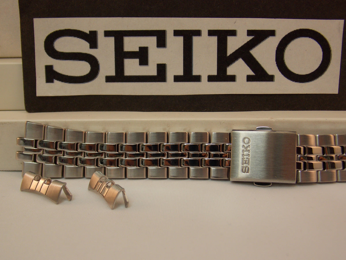 Seiko WatchBand SNE031,SNE032,SNE034 Bracelet 18mm Steel Silver Tone. Watchband