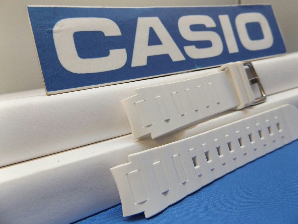 Casio Watchband BGA-150 -7 White Baby-G Strap. Also Fits BGA-151, BGA-152
