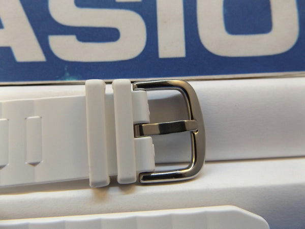 Casio watchband BGA-150 -7 White Baby-G . Also Fits BGA-151, BGA-152
