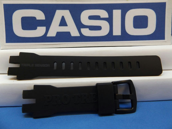Casio Watchband PRW-3000 -1AV Black. Strap. Watchband. Pro Trek Triple Sensor
