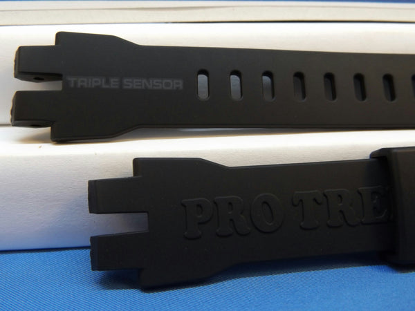 Casio Watchband PRW-3000 -1AV Black. Strap. Watchband. Pro Trek Triple Sensor