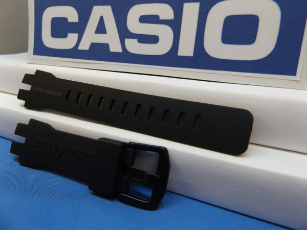 Casio Watchband PRW-3000 -1AV Black. Strap. Watchband. Pro Trek Triple Sensor