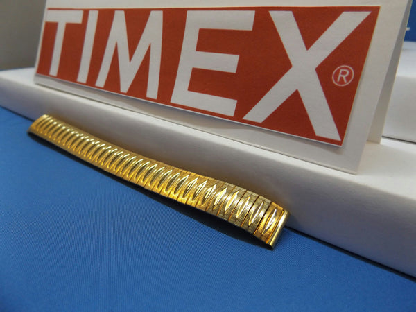 Timex watchband 12mm (A) Expansion/Stretch Bracelet Gold Tone Ladies Watchband