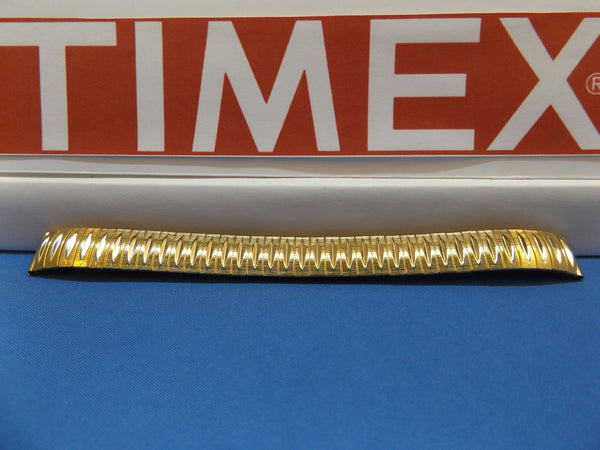 Timex watchband 12mm (A) Expansion/Stretch Bracelet Gold Tone Ladies Watchband
