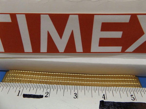 Timex watchband 12mm (B) Expansion/Stretch Bracelet GoldTone Lds Watchband