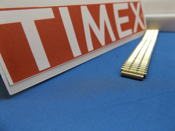 Timex watchband 12mm (B) Expansion/Stretch Bracelet GoldTone Lds Watchband