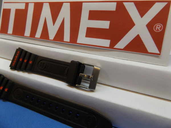 Timex watchband 19mm Ironman Black:Red Graphics . Original Watchband