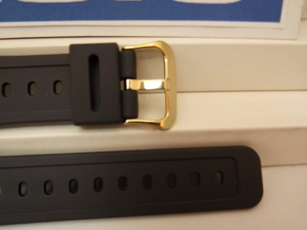 Casio Watchband DW-5600 EG-9, DW-5600 P-1 Strap W/Gold Tn Bkl.G-Shock Strap