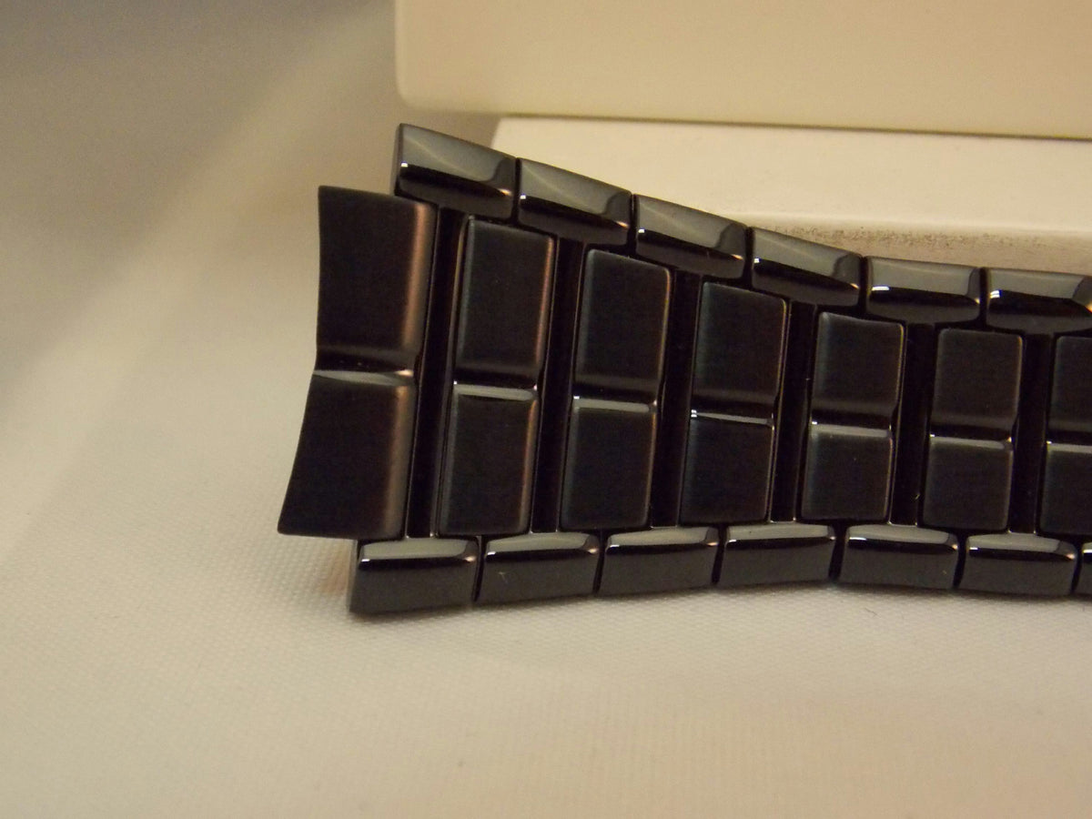 Citizen watchband E111-S049377 Black ION Steel Bracelet.Back Plate E111-S049377