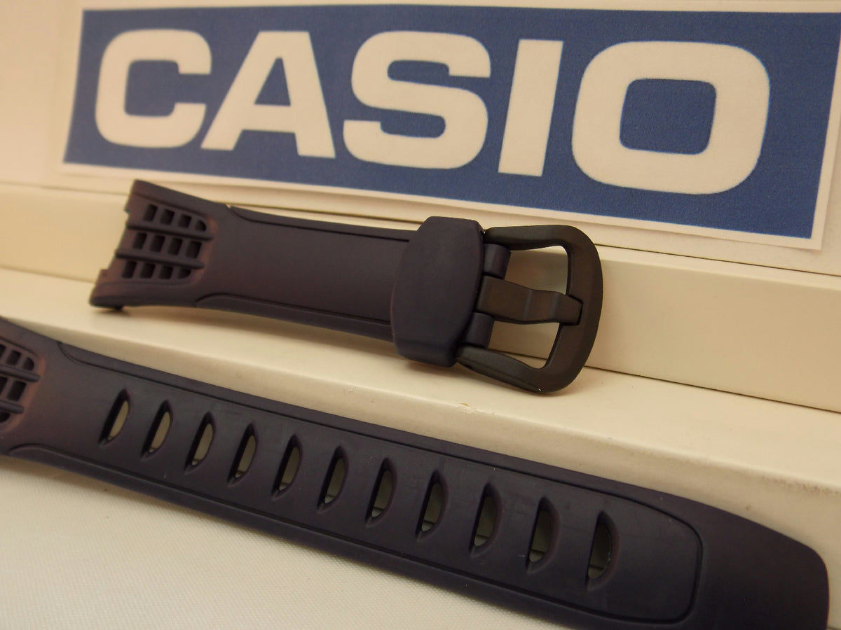 Casio Watchband SGW-200 -2V Blue Resin Lap & Distance Strap. Watchband