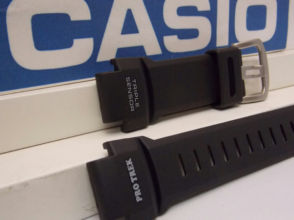 Casio watchband PRG-260,PRW-550,PRW-3500.ProTrek Triple Sensor Black