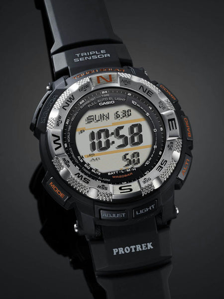 Casio watchband PRG-260,PRW-550,PRW-3500.ProTrek Triple Sensor Black