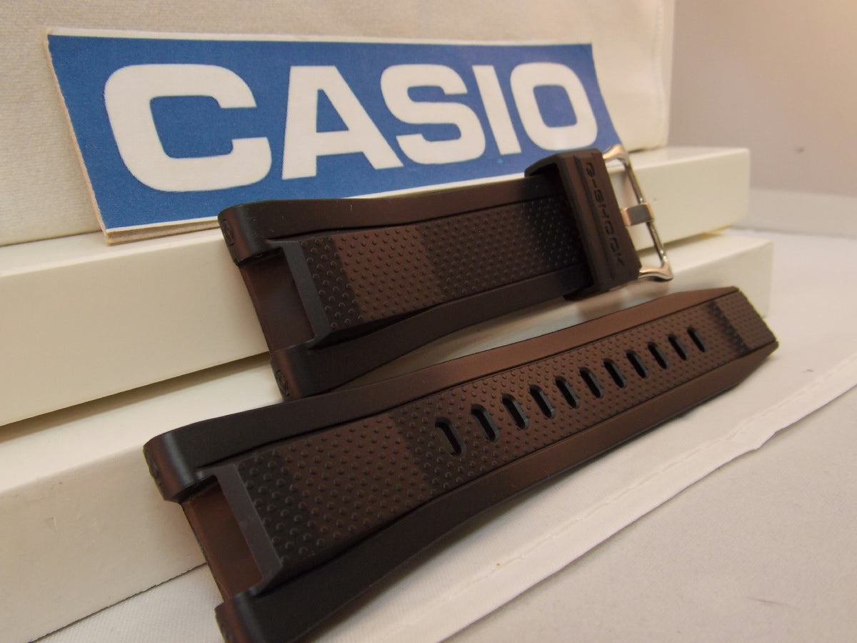 Casio Watchband G-Shock GST-210,GST-410,GST-S100,GST-W110. Black Resin Strap