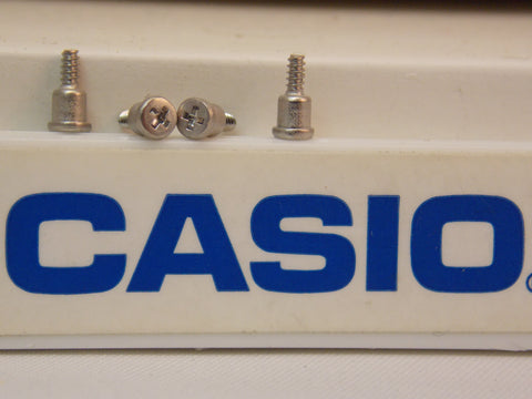 Casio Watch Parts W-96 Screws (4). Four Attaching Band/Screws. Stainless Steel.