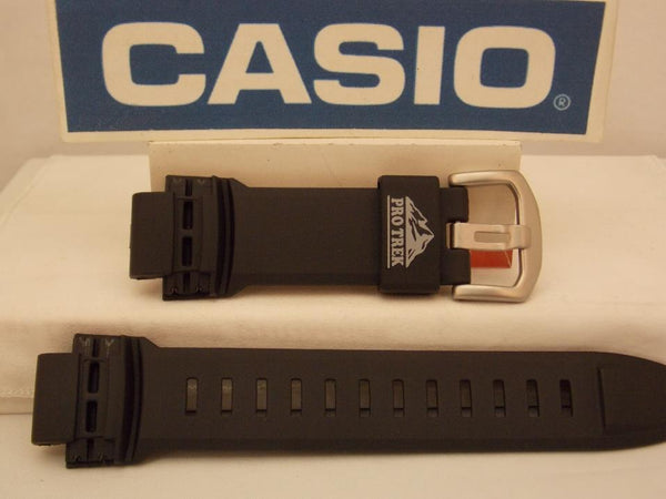 Casio watchband PRW-5000 ProTrek Triple Sensor Watchband/ Black Resin