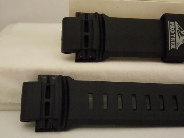 Casio watchband PRW-5000 ProTrek Triple Sensor Watchband/ Black Resin