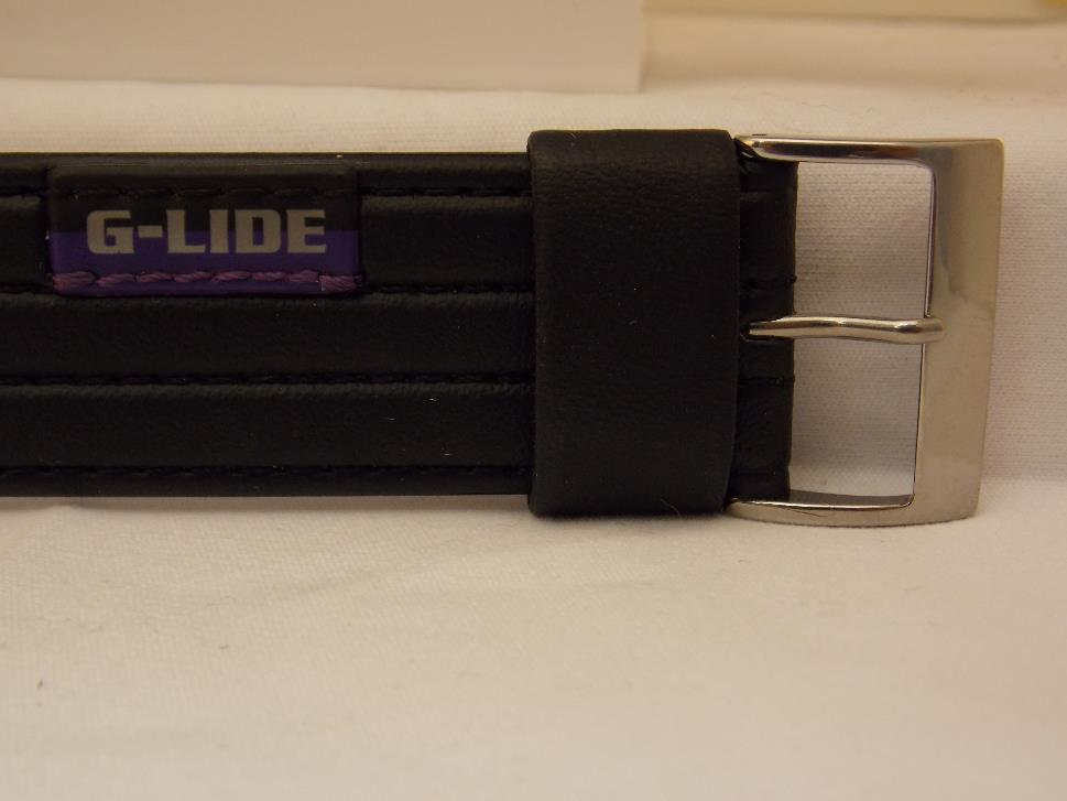 Casio watchband GLS-5600 L-1V One Piece Black G-Lide w/Metal Eyelets.23mm