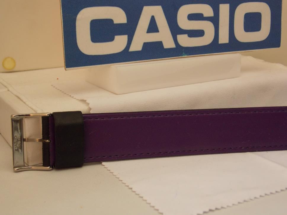 Casio watchband GLS-5600 L-1V One Piece Black G-Lide w/Metal Eyelets.23mm
