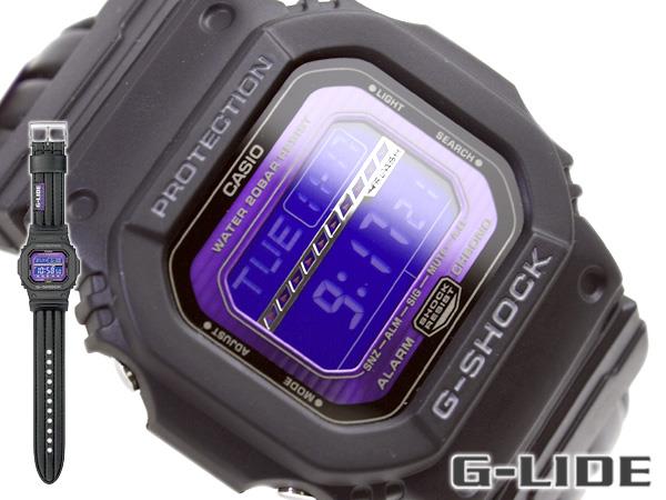 Casio watchband GLS-5600 L-1V One Piece Black G-Lide w/Metal Eyelets.23mm