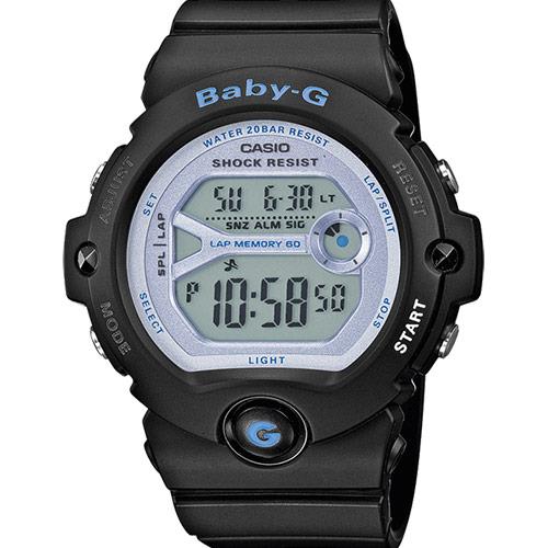 Casio watchband BG-6903, BGD-140 Baby-G Black Resin Watchband.