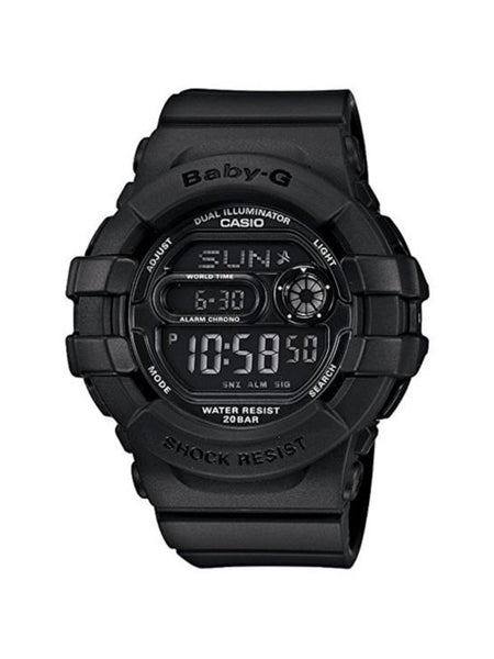 Casio watchband BG-6903, BGD-140 Baby-G Black Resin Watchband.