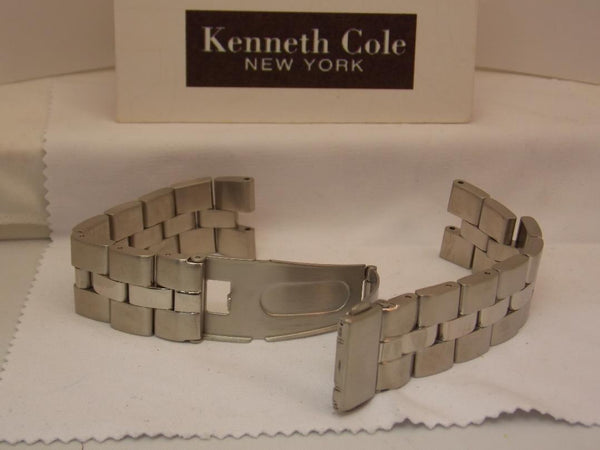 Kenneth Cole watchband KC3315 Bracelet Original All Steel w/Push Button Buckle