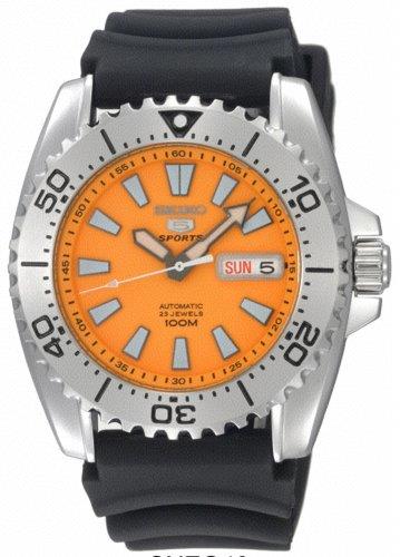Seiko WatchBand SNZG49 22mm Black Resin Divers Original Watchband/