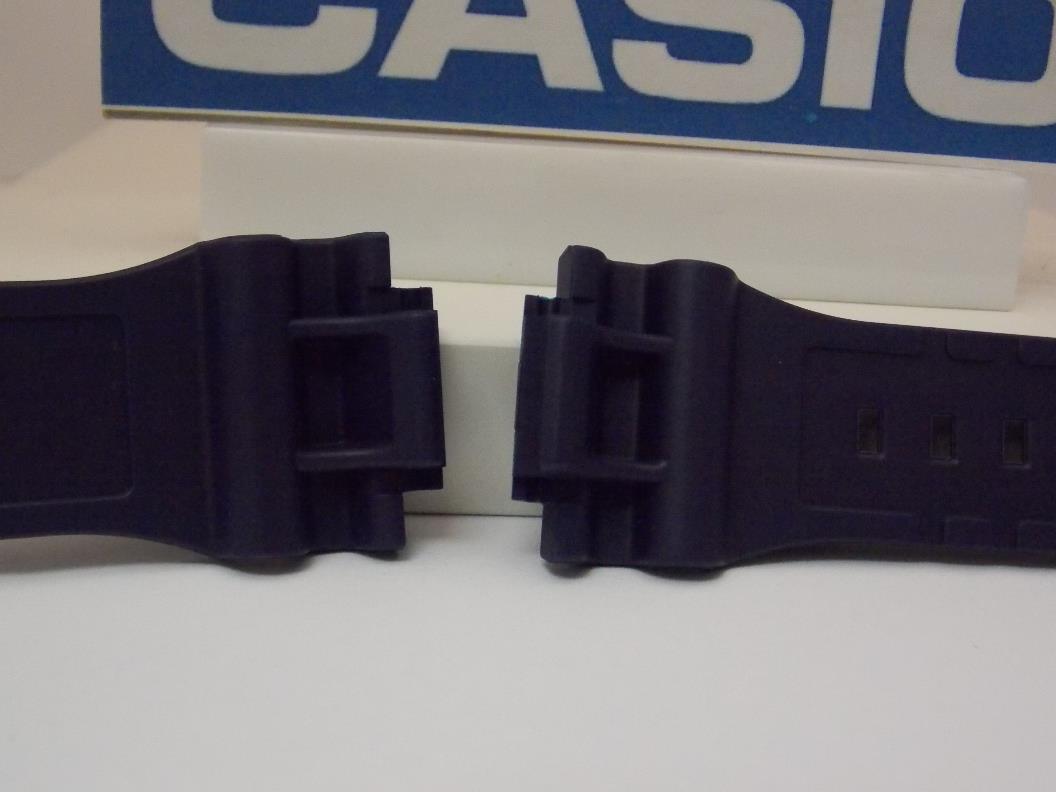 Casio Watchband AQ-S810 -2 & W-735 BLUE Resin Strap for Tough Solar Illuminator