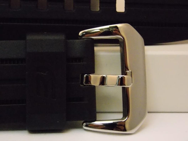 Casio watchband ERA-100 Black Resin /Edifice Tachymeter ERA100. Watchband