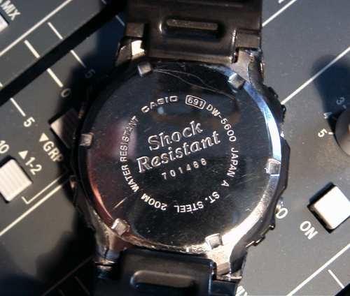 Casio Watch Parts DW-5600 C. Back Plate Gasket / Seal