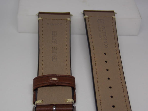 Swiss Army Watchband 004446 Brown Leather 22mm Strap/Watchband. Air Boss Mech.