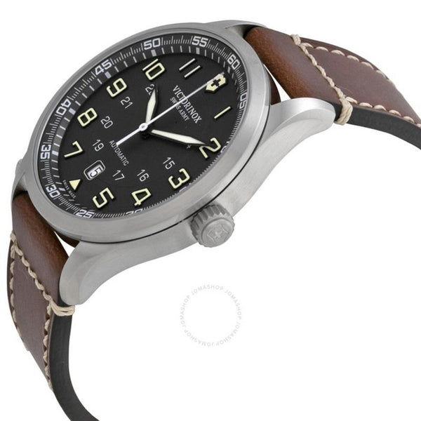 Swiss Army Watchband 004446 Brown Leather 22mm Strap/Watchband. Air Boss Mech.