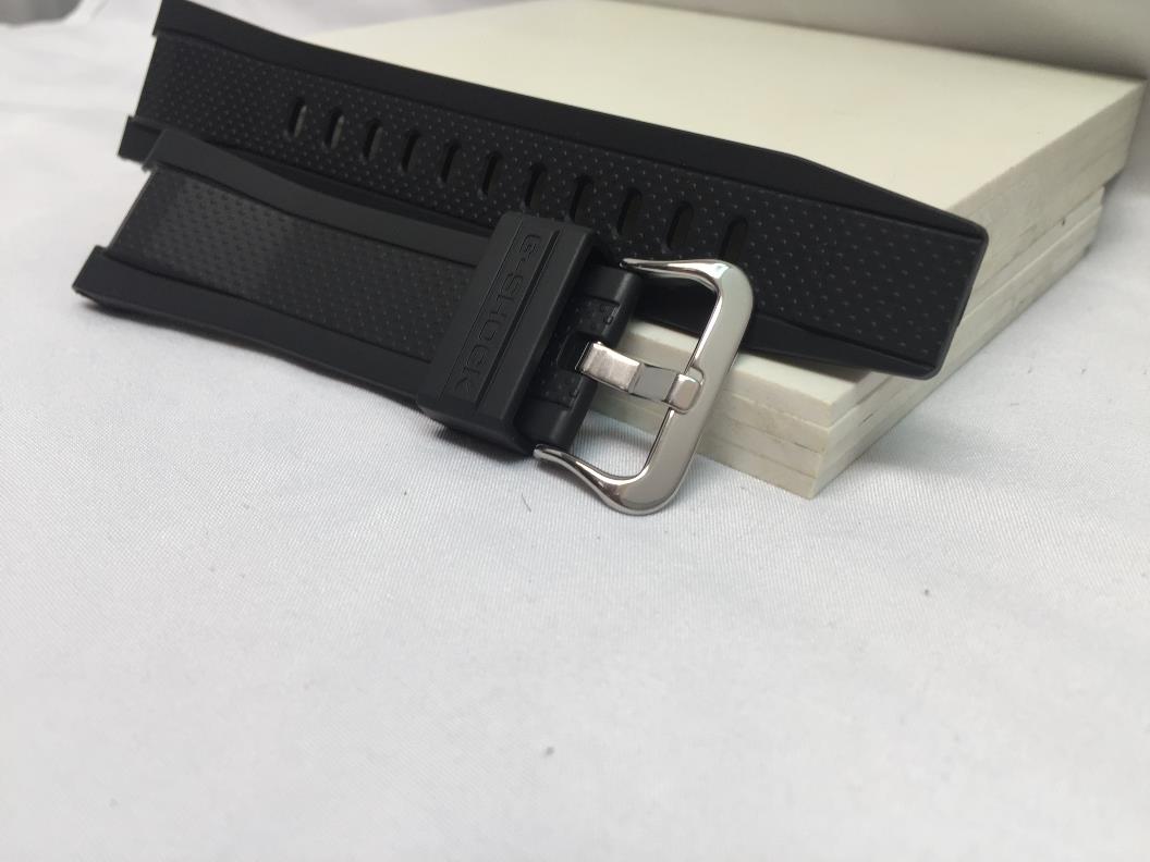 Casio Watchband GST-B100 For G-Steel Bluetooth. Black Resin Strap/Watchband
