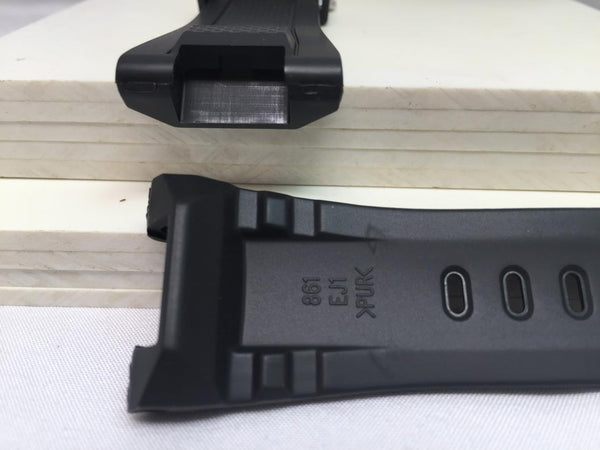 Casio watchband GST-B100 For G-Steel Bluetooth. Black Resin /Watchband