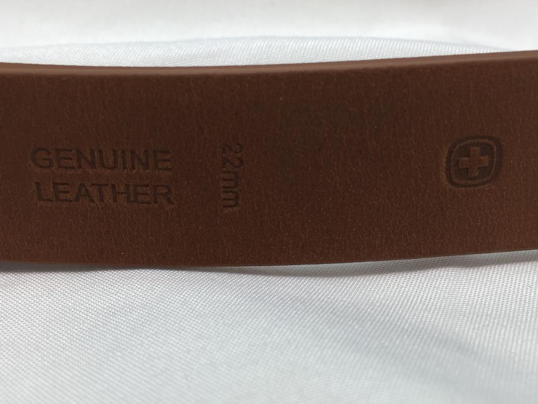 Wenger watchband 22mm Brown One Piece Wrap Around Leather for 01.1041.13