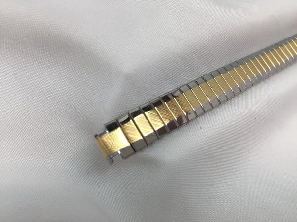 Seiko WatchBand SXGN07 Bracelet Ladies 2 Tone Stretch Band. 6mm