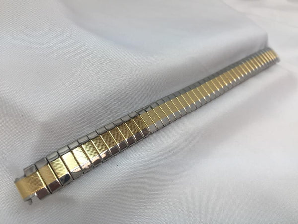 Seiko WatchBand SXGN07 Bracelet Ladies 2 Tone Stretch Band. 6mm