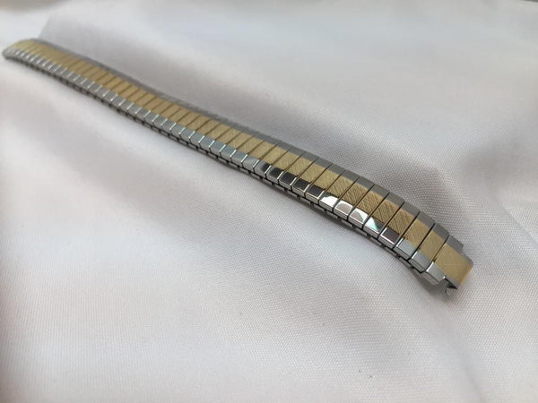 Seiko WatchBand SXGN07 Bracelet Ladies 2 Tone Stretch Band. 6mm