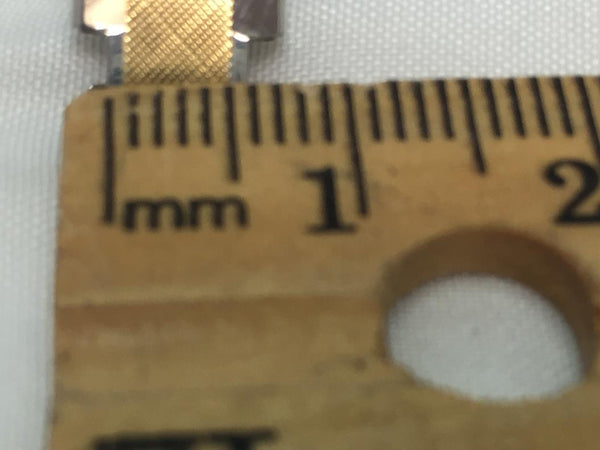 Seiko WatchBand SXGN07 Bracelet Ladies 2 Tone Stretch Band. 6mm