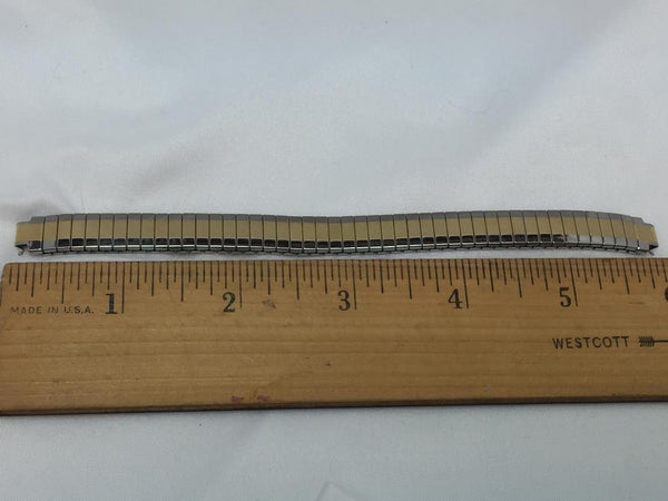 Seiko WatchBand SXGN07 Bracelet Ladies 2 Tone Stretch Band. 6mm