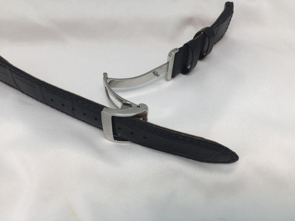 Seiko Original WatchBand Model SNE397 Band# LOAC B 21 Leather Outline Stitched